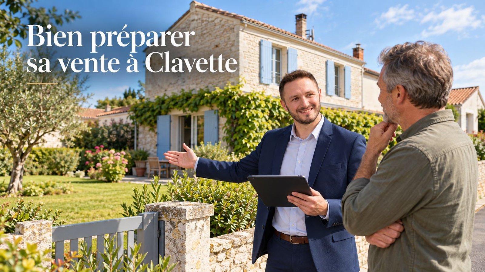 Bien préparer sa vente à Clavette : premier rendez-vous devant une maison familiale